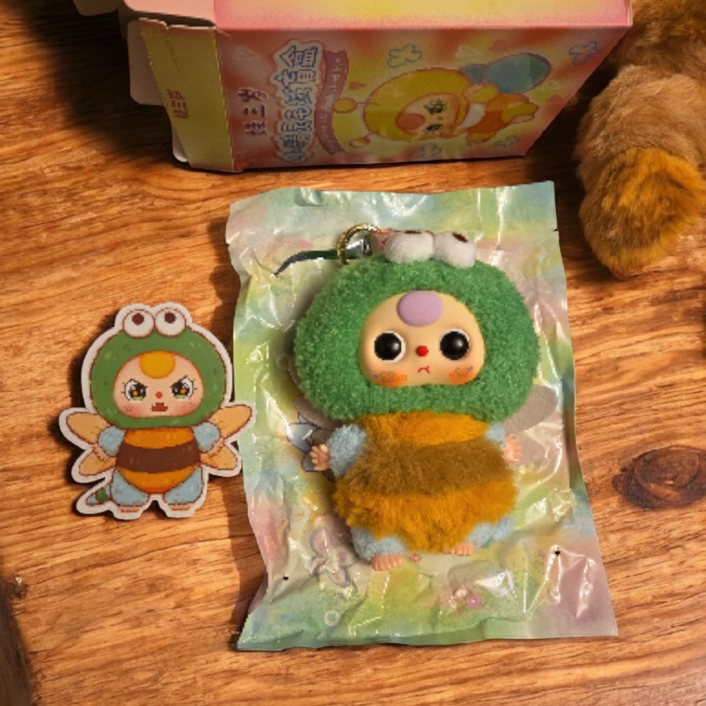 Cute Baby Three Elf Series Dragon Fly Plushy Keychain- Confirmed